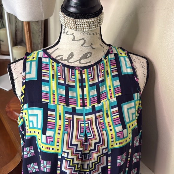 Women’s Boho Sheath Sleeveless Dress NWT 98.00 - Picture 6 of 6